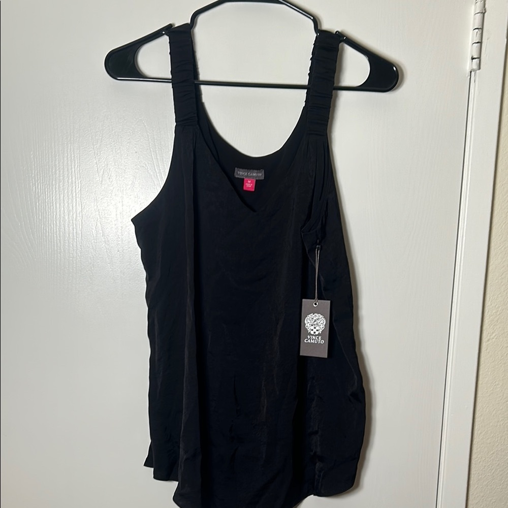 Vince Camino Black Sleeveless Top Brand New